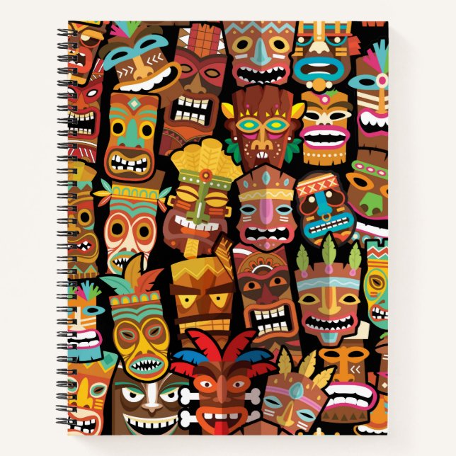 Tiki Pattern Notebook (Front)