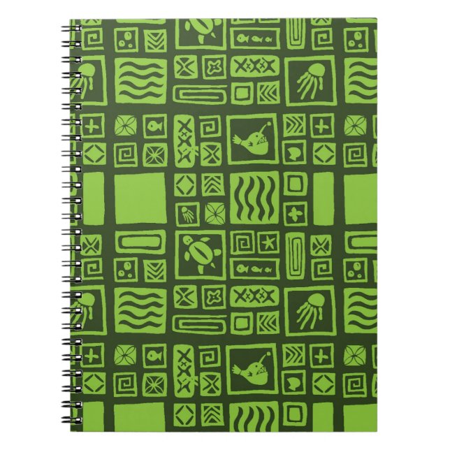 Tiki Pattern Notebook (Front)