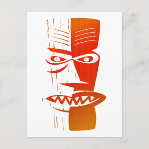 Tiki Postcard