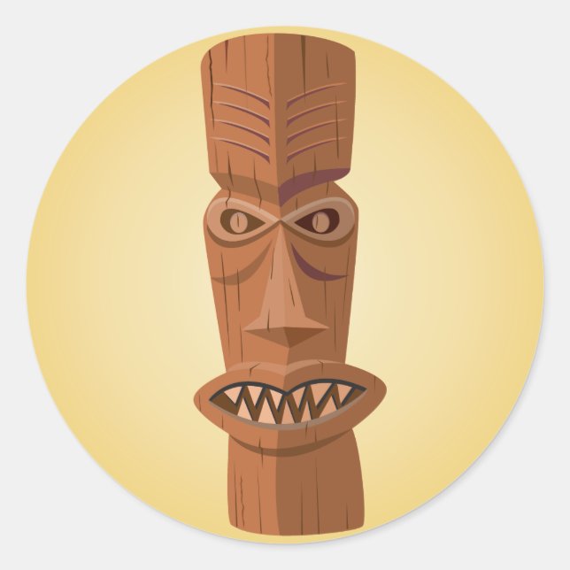 Tiki Sticker (Front)
