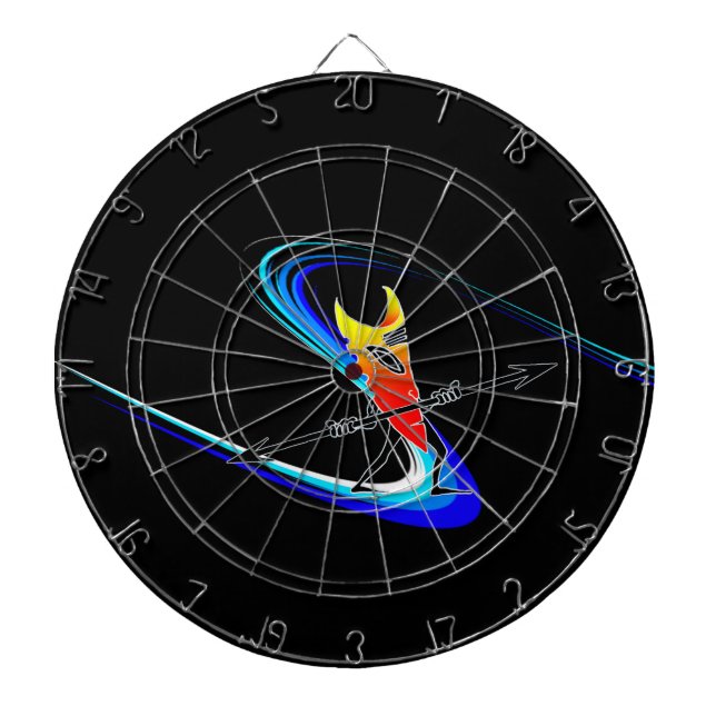 Tiki Surfer Dartboard (Front)