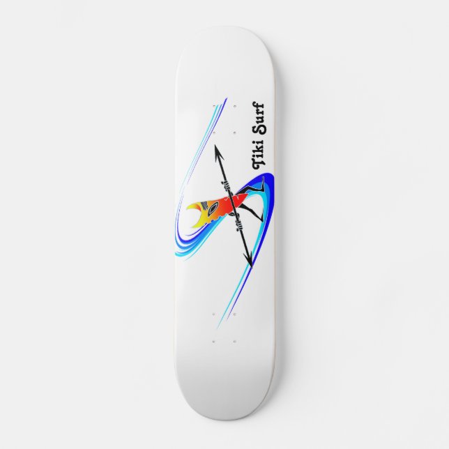 Tiki Surfer Skateboard (Front)