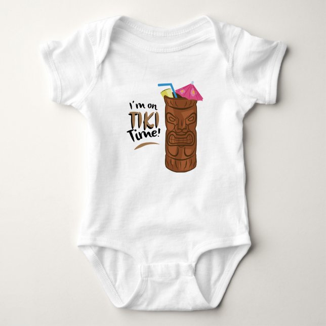 Tiki Time Baby Bodysuit (Front)