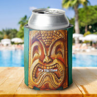 Tiki Time Fun Fierce Cool Vintage Retro Tropical