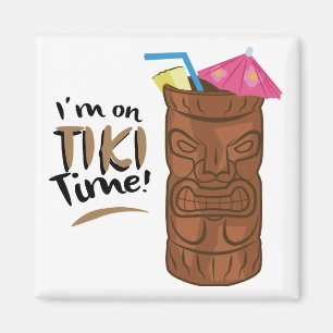Tiki Time Magnet