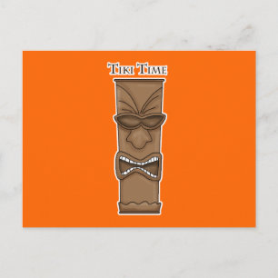 Tiki Time Post Card