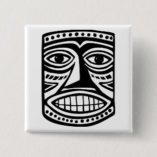 Tiki Toby 15 Cm Square Badge