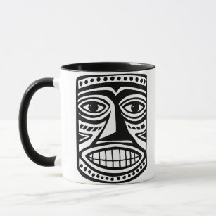 Tiki Toby - Black Mug