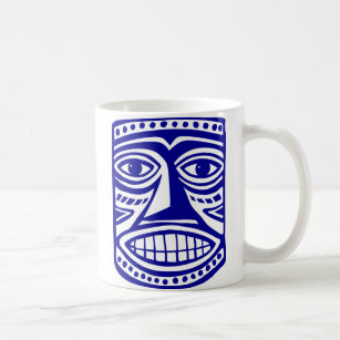 Tiki Toby - Dk Blue Coffee Mug