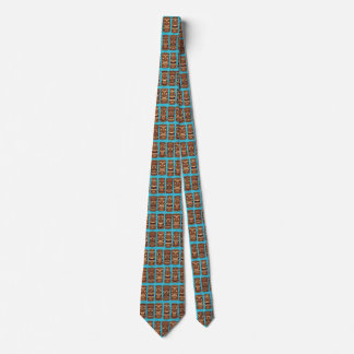 Tiki Totem themed tropical Neck Tie