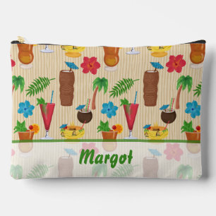 Tiki Tropical Cocktails Accessory Pouch
