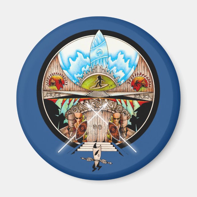 Tiki Village Magnet (Front)