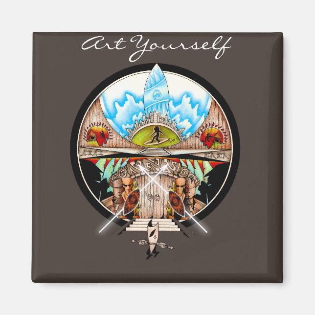 Tiki Village Magnet (Front)