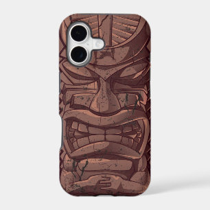 Tiki Wooden Statue Totem Sculpture Iphone 5 Case