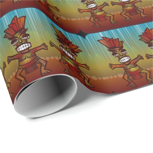 Tiki Wrapping Paper (Roll Corner)