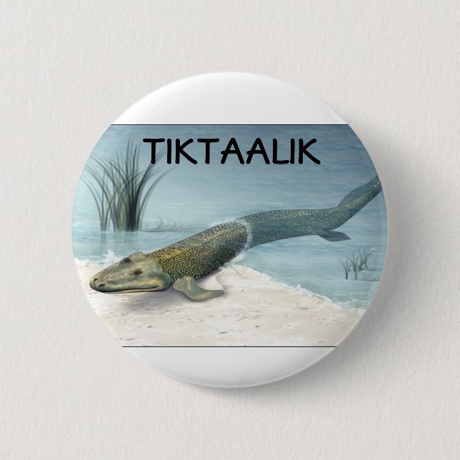 Tiktaalik 6 Cm Round Badge (Front)