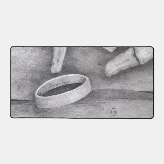 "Til Death" Desk Mat (Front)