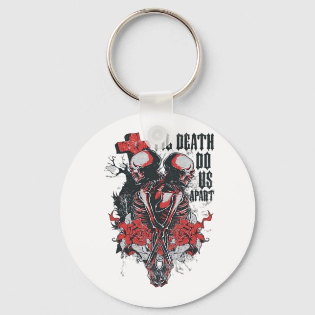 Til Death Do Us Apart Key Ring (Front)