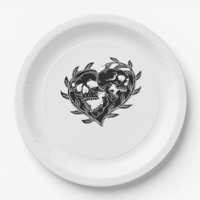 Til Death Do Us Classic Paper Plate (Front)