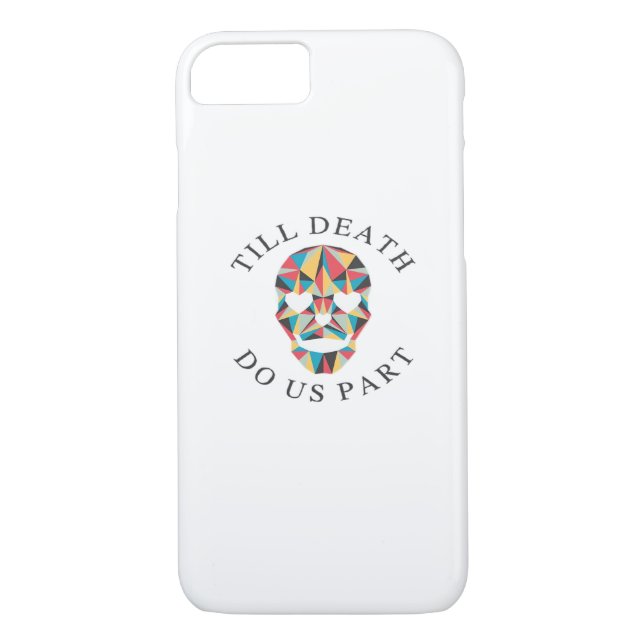 Til Death Do Us Funny & Classic Halloween Case-Mate iPhone Case (Back)