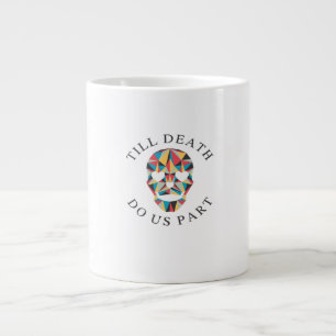 Til Death Do Us Funny & Classic Halloween Large Coffee Mug