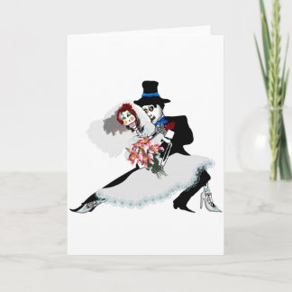 'Til Death Do Us Part - Day of the Dead wedding Card