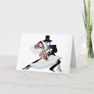 'Til Death Do Us Part - Day of the Dead wedding Card