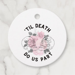 Til Death Do Us Part Favour Tags