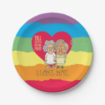 Til death do us part - funny lesbian cartoon