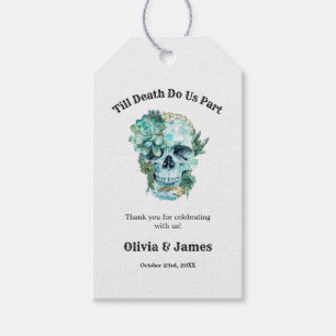 Til Death Do Us Part Gothic Halloween Wedding Gift Tags