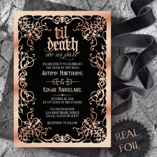 Til Death Do Us Part Gothic Wedding