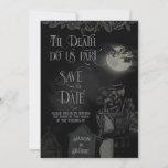 Til Death Do Us Part Gothic Wedding Save The Date<br><div class="desc">Til Death Do Us Part Gothic Wedding Save The Date</div>