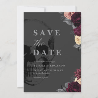 Til Death Do Us Part Gothic Wedding Save the Date