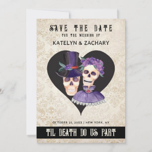 Til Death Do Us Part Halloween Save The Date
