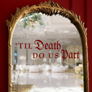Til Death Do Us Part Red Vampire Wedding