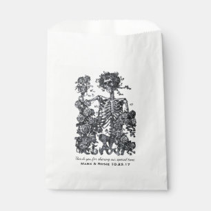 Til Death Do Us Part Skeleton Personalised Favour Bag