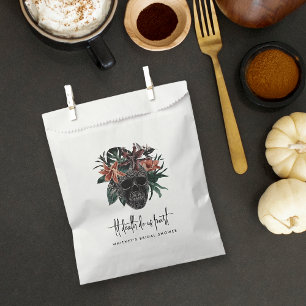 Til Death Do Us Part Skull Halloween Bridal Shower Favour Bag