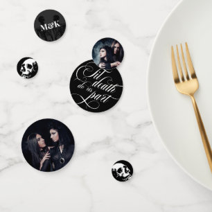 Til Death Do Us Part Skull Photos Goth Wedding Confetti