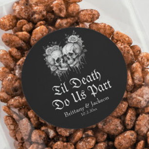 Til Death Do Us Part Wedding  Classic Round Sticker