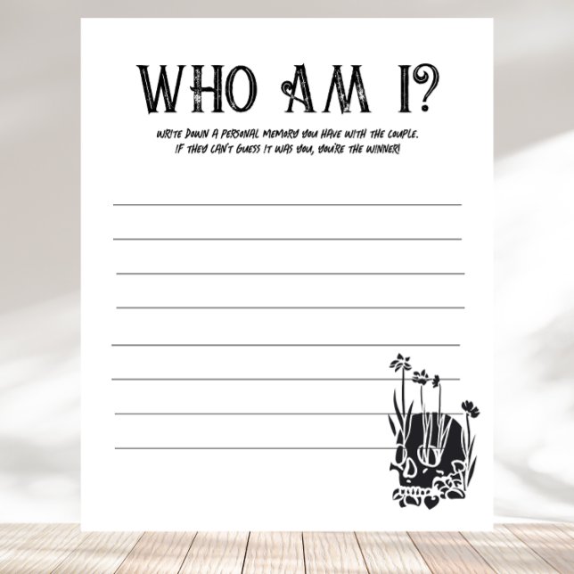 Til Death Do Us Part | Who Am I? Game | B+W (Creator Uploaded)