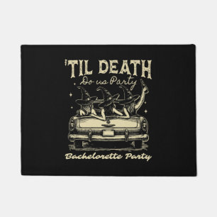 Til Death Do Us Party Halloween D Yellow Doormat