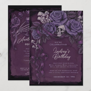 Til Death Do Us Party, October Halloween Birthday Save The Date