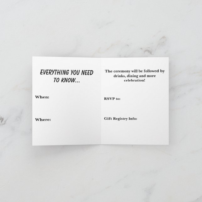 'Til Death Invitation (Inside)