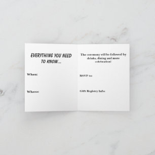 'Til Death Invitation