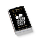 Til Death Skeleton Goth Wedding Guest Gift Custom