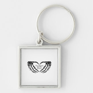 Til Death - Skeleton Heart Hands Key Ring