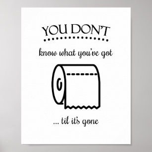 Funny Toilet Posters & Photo Prints | Zazzle AU