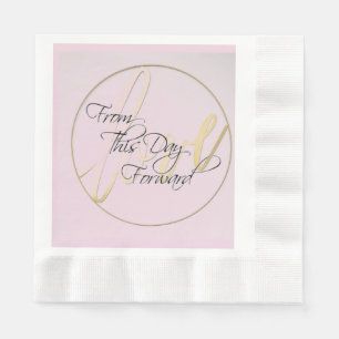 Til This Day Forward Paper  Napkin