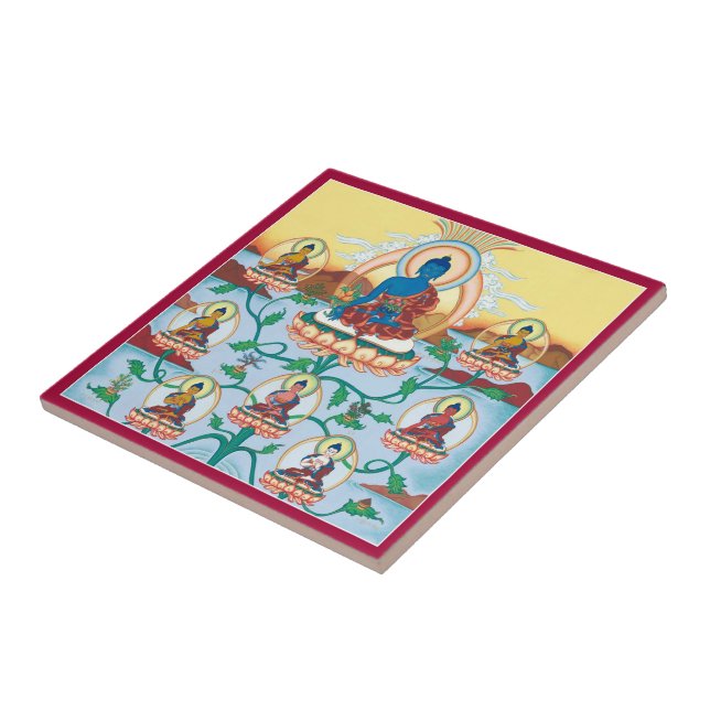 Tile - 8 Medicine Buddhas - Masters of Healing (Side)