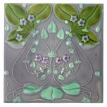 Tile art nouveau style decorative fireplace<br><div class="desc">Art Nouveu Ceramic wall tile, this design is a reproduction made from an old tile from the 1880s to 1920s, the tile is smooth and flat, it is not 3D, special to use in interior walls, kitchen backsplashes, bathroom walls, fireplace decorations, coasters, trivet, or can be a beautiful gift for...</div>
